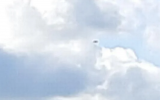 The Reddit user spotted an apparent UFO while on a boat ride (Image: Reddit)