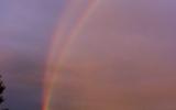 The reflected rainbow (upper) and primary rainbow (bottom) at sunset
Translated by «Yandex.Translator»
