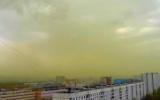 El viento levantó en el aire las nubes de polen de árboles y arbustos.
Traducido del servicio de «Yandex.Traductor»
