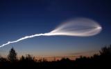 "Medusa" — atmospheric phenomenon in the time of flight of the PH in the middle and upper layers of Earth's atmosphere. May 22, 2009 LV "Soyuz-2-1A/Fregat" SPACECRAFT "Meridian No. 2", start from Plesetsk.
Translated by «Yandex.Translator»