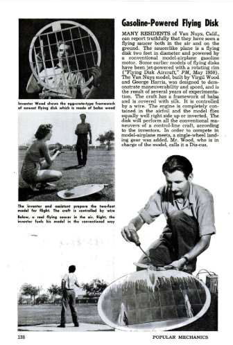 Выпуск журнала "Популярная механика" (май 1953)

Popular Mechanics&nbsp;mai 1953

Страница 138 с авиамоделями&nbsp;"летающих тарелок", вошедшие в моду в этот период.
