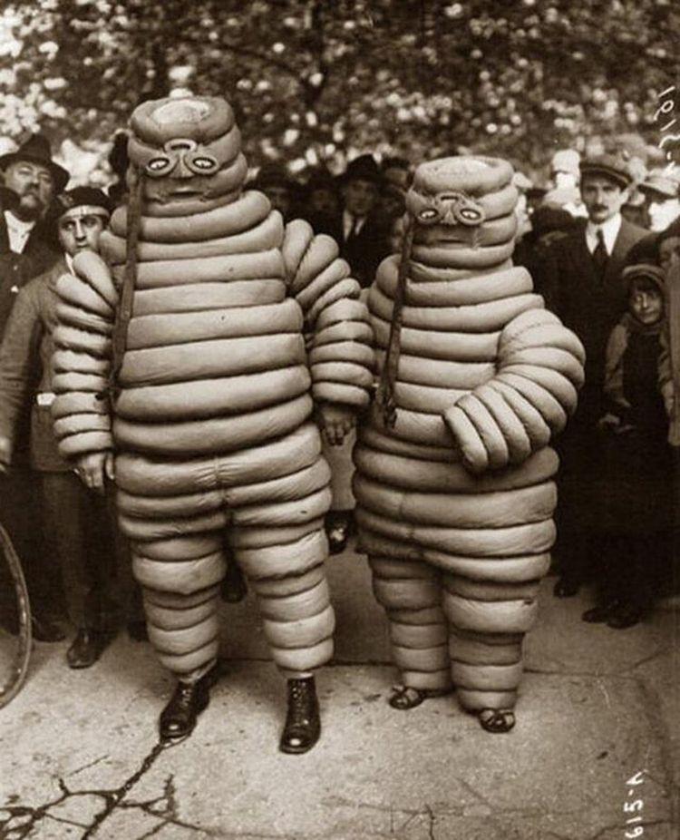 Vintage Michelin costumes, 1920s 